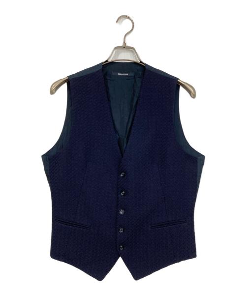 未使用　フーディジレ　ネイビー 36 中古・古着通販】TAGLIATORE (タリアトーレ) ジレ ネイビー サイズ:48