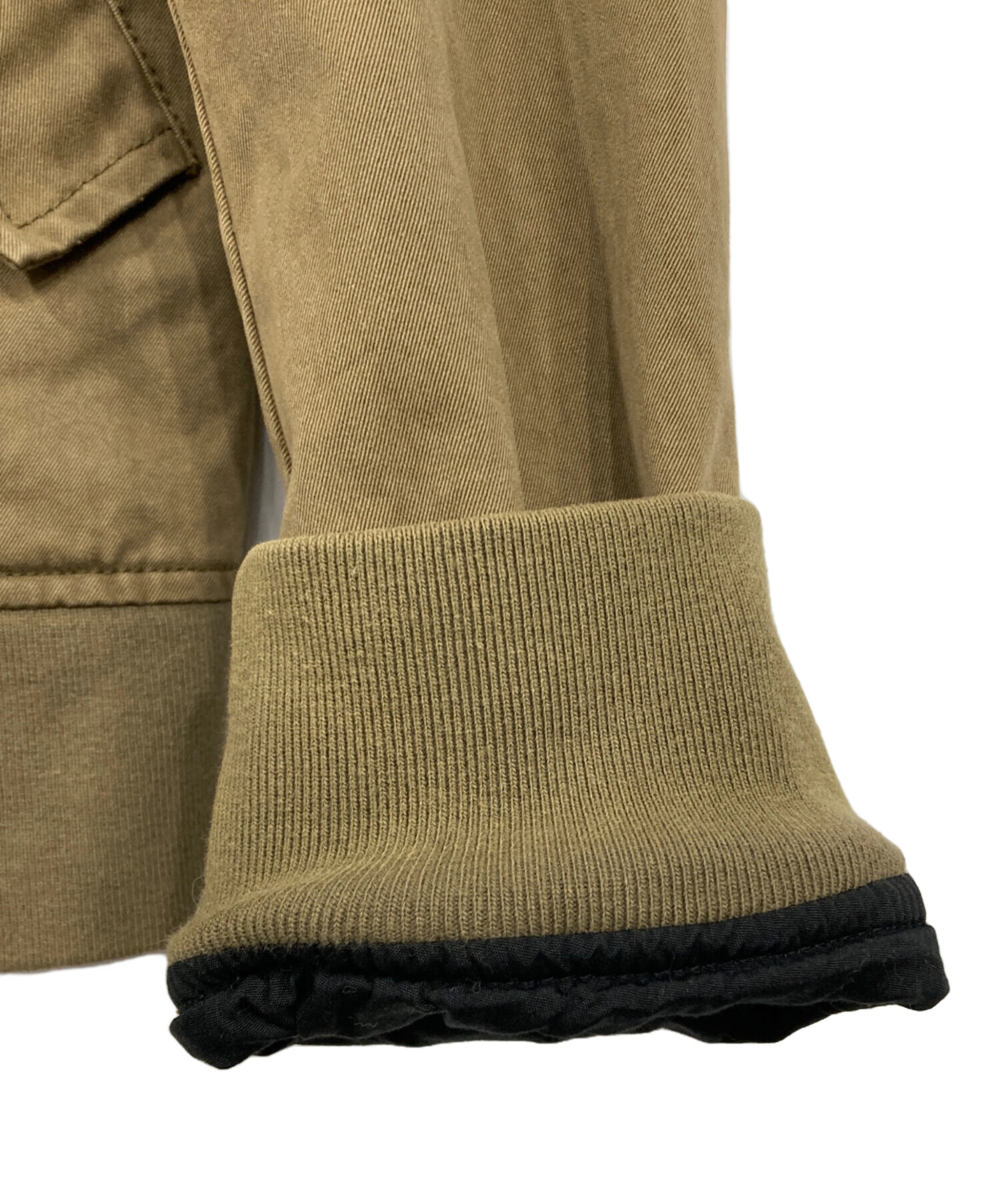 wjk (ダブルジェイケー) cotton twill MA-1 jacket オリーブ サイズ:L wjk (ダブルジェイケー) cotton twill MA-1 jacket オリーブ サイズ:L