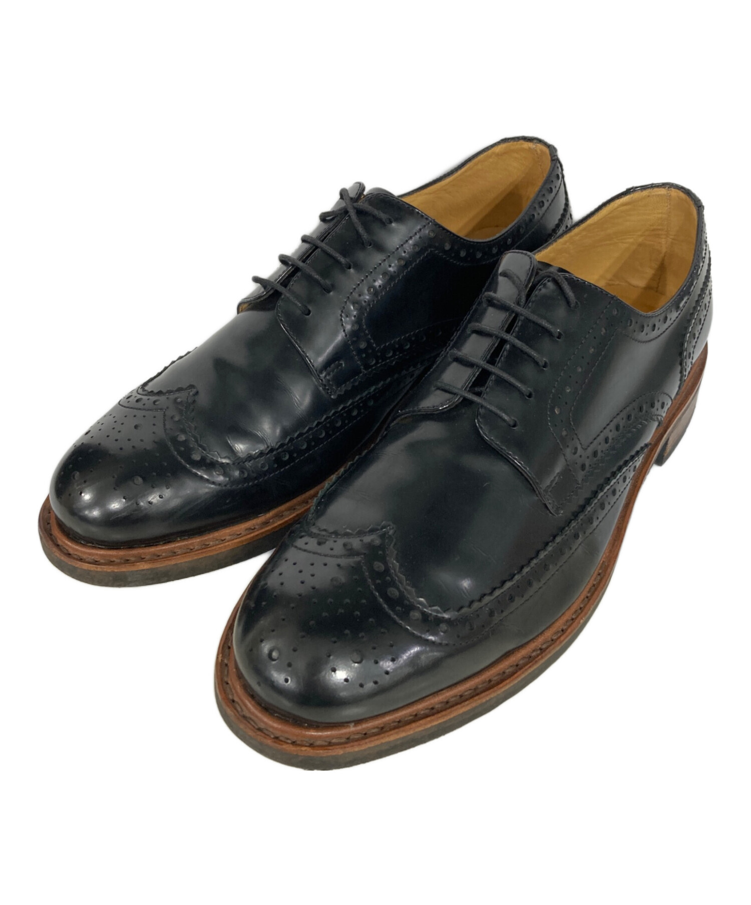 中古・古着通販】PARABOOT (パラブーツ) ウィングチップシューズ 中古・古着通販】PARABOOT (パラブーツ) ウィングチップシューズ