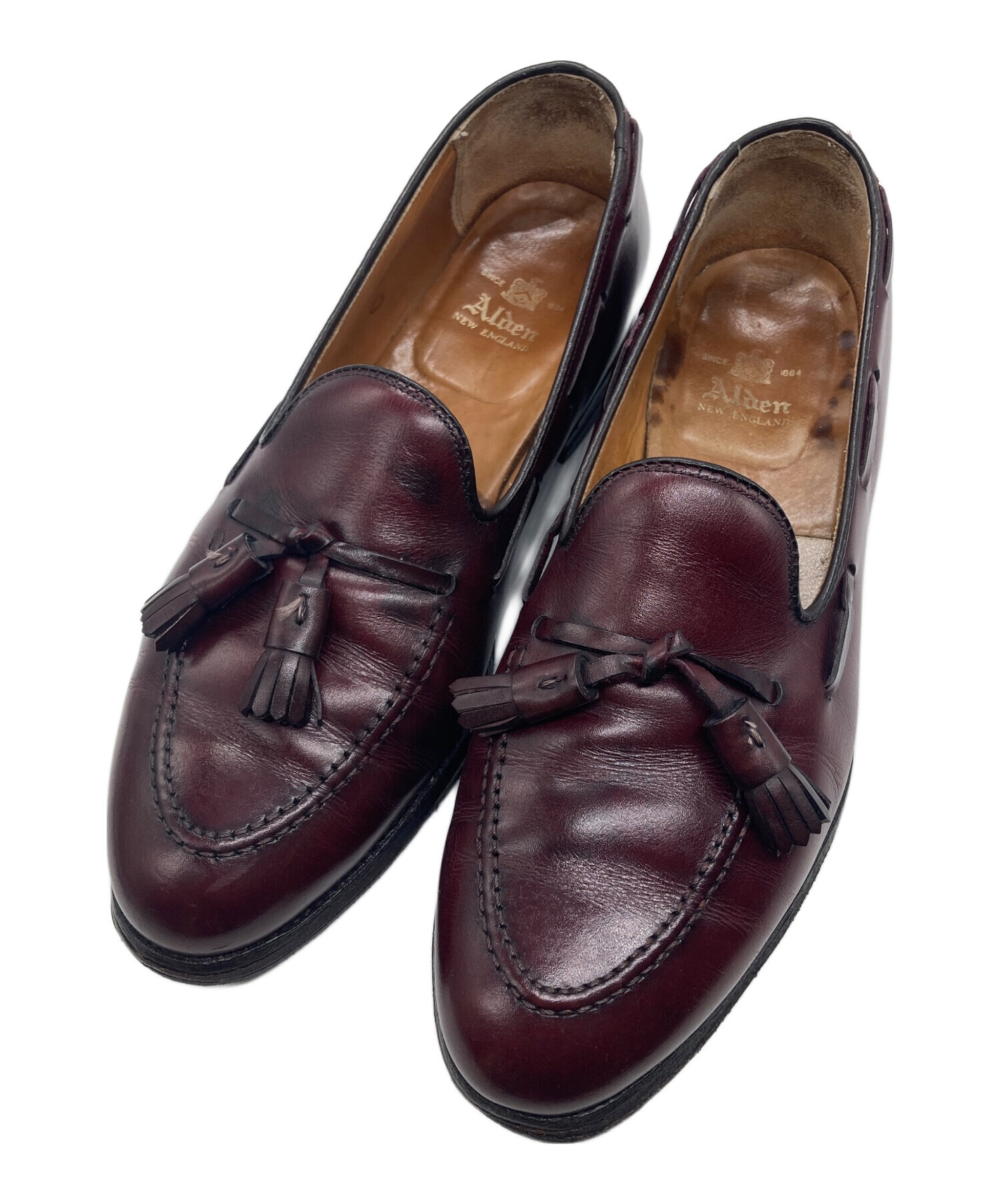 中古・古着通販】Alden (オールデン) タッセルローファー ワインレッド 