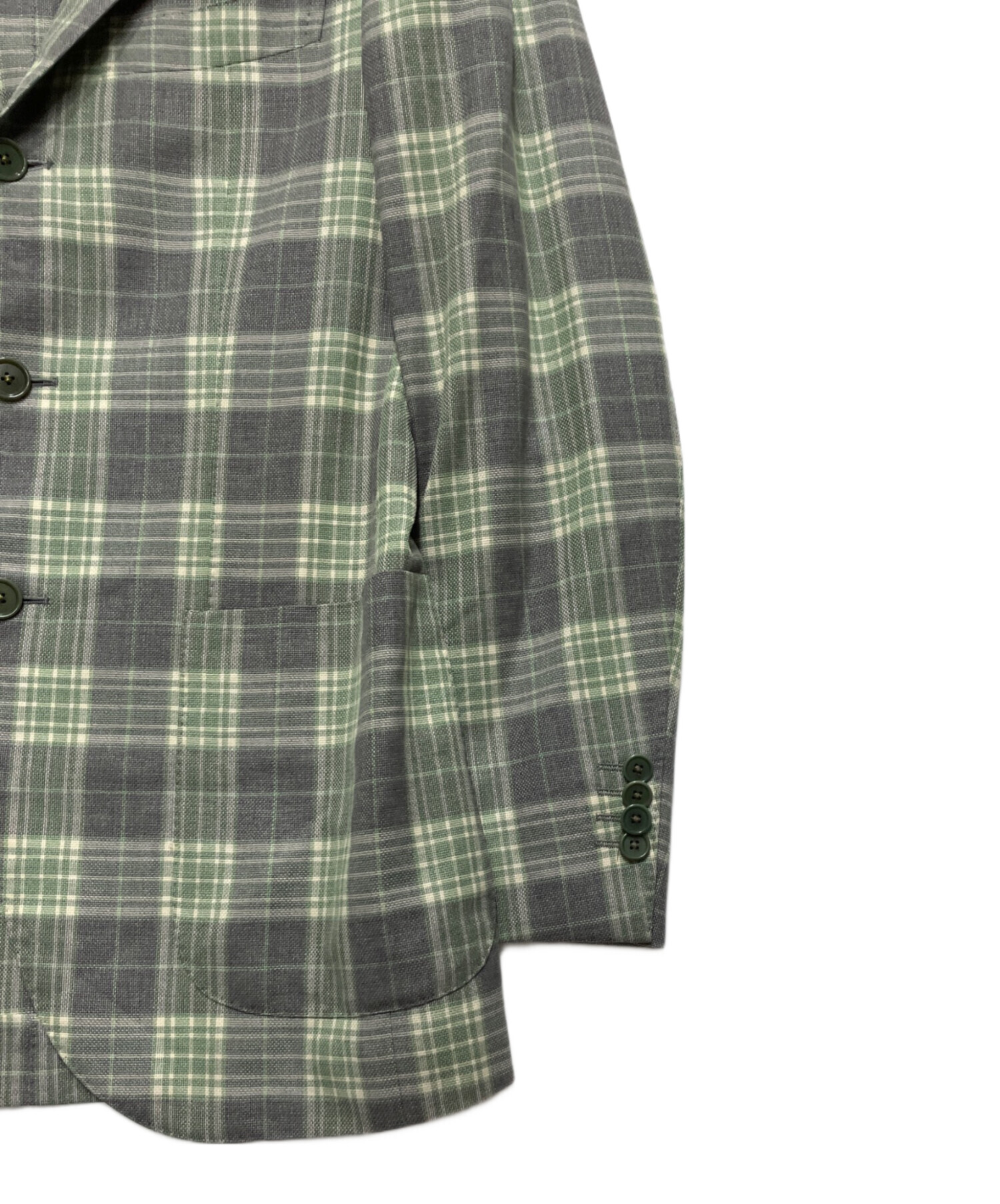 中古・古着通販】BEAMS F (ビームスエフ) チェック3Bジャケット