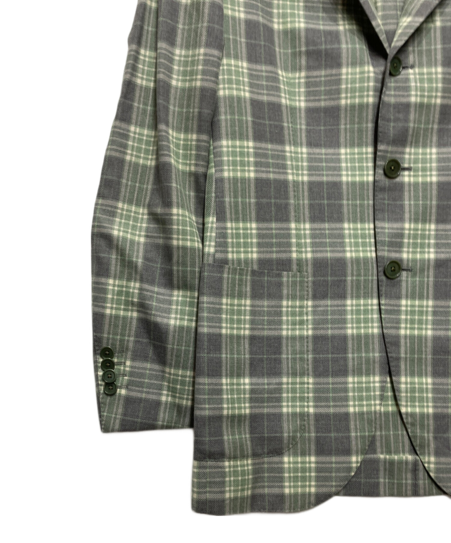 中古・古着通販】BEAMS F (ビームスエフ) チェック3Bジャケット