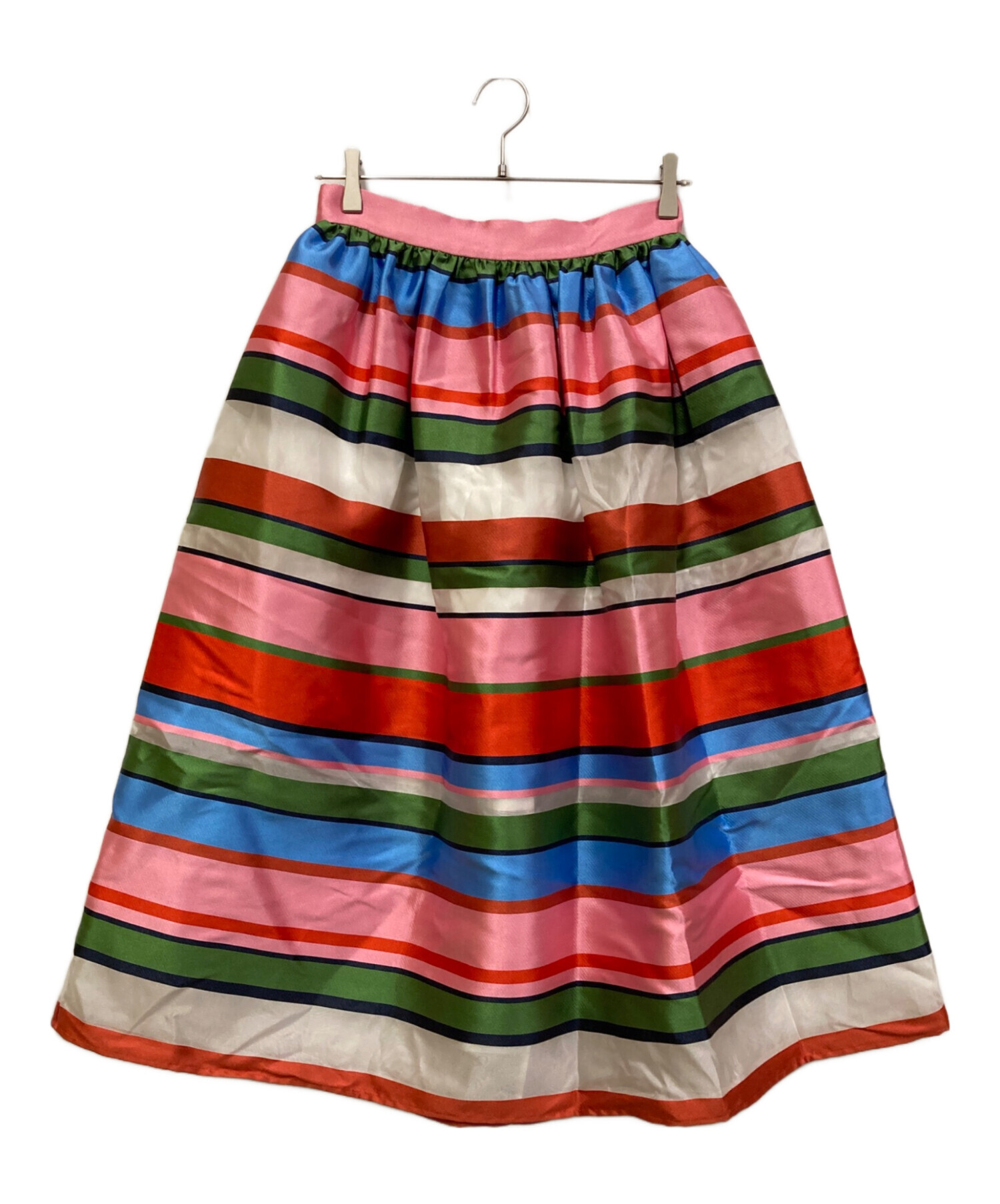 新品送料無料4号ケイトスペードサンデーストライプオーガンザ ミディスカート サンデー ストライプ オーガンザ ミディ スカート | ウェア | ケイト