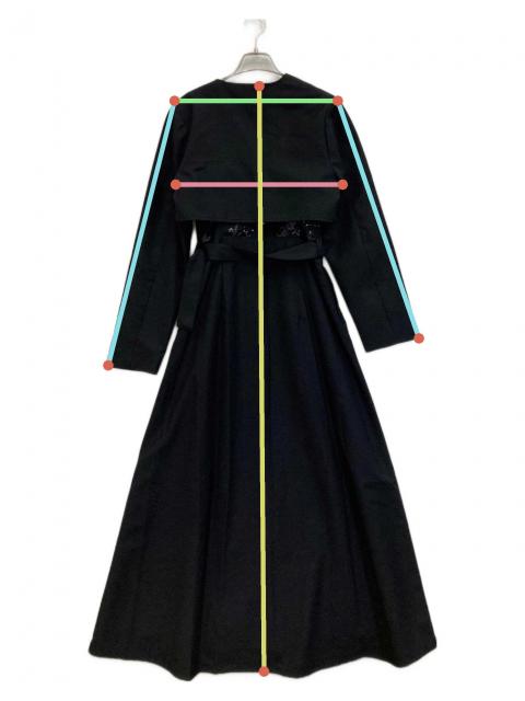 中古・古着通販】HARE (ハレ) 2Pボレロ*ジップジャンスカ ブラック
