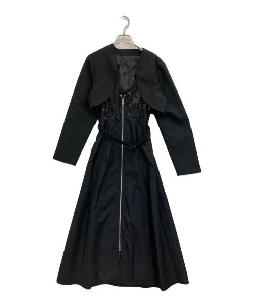 中古・古着通販】HARE (ハレ) 2Pボレロ*ジップジャンスカ ブラック