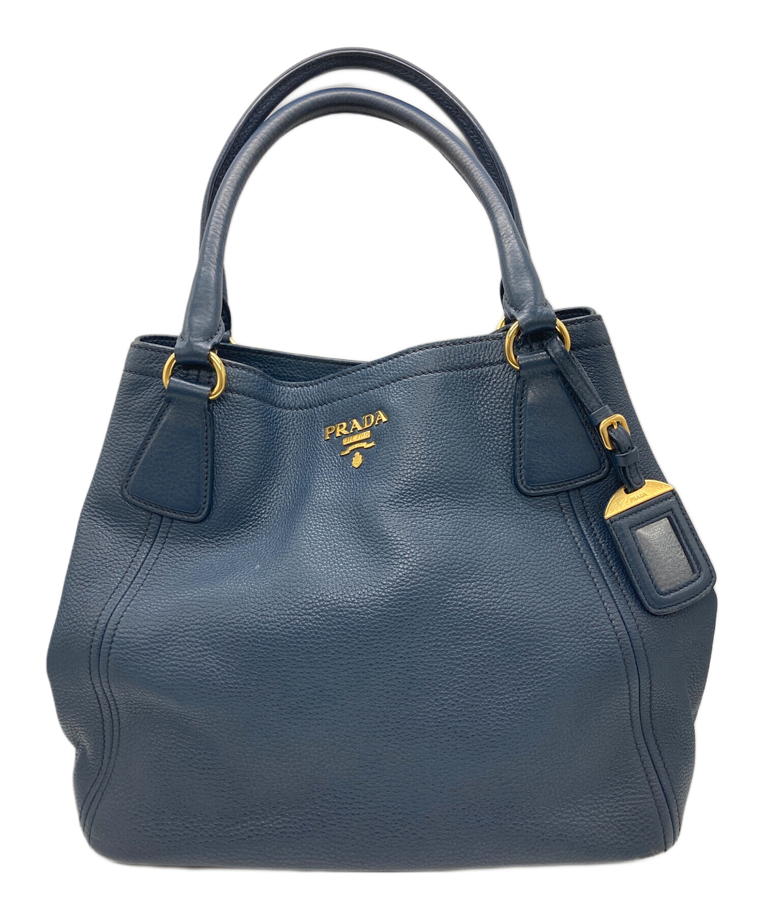 中古・古着通販】PRADA (プラダ) ヴィッテロダイノ2WAYバッグ ネイビー