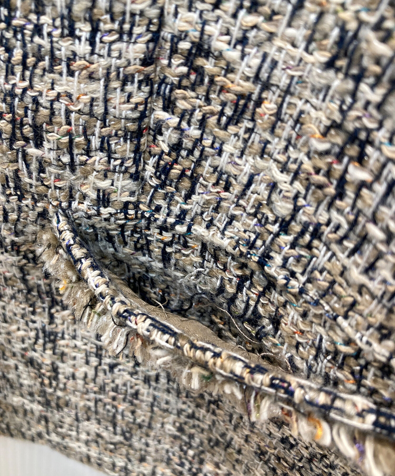 中古・古着通販】theory (セオリー) Beverly Tweed Fringe Slim JKT