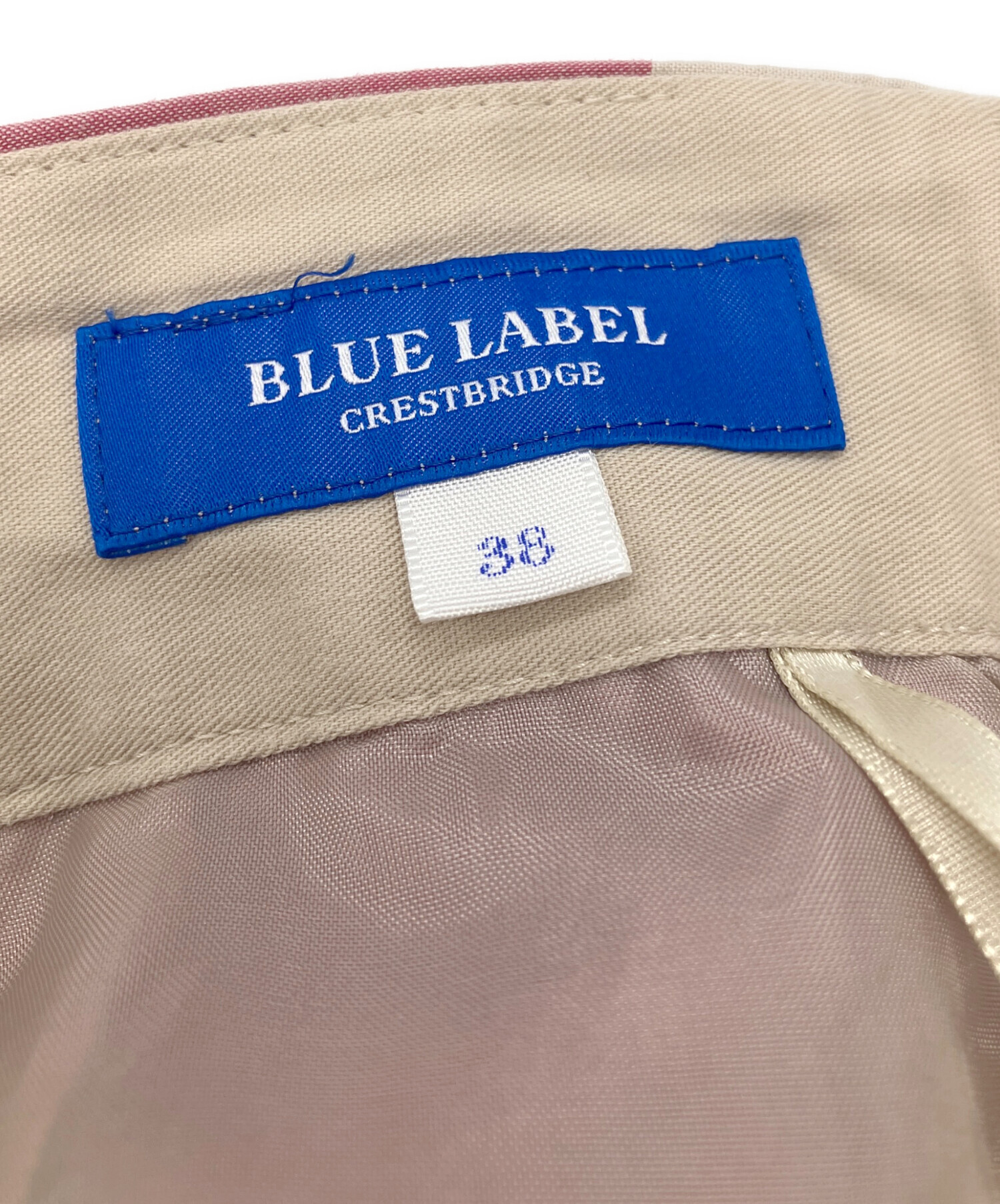 未使用★ブルーレーベルクレストブリッジ チェック ソフティーボイル スカート 中古・古着通販】BLUE LABEL CRESTBRIDGE (ブルーレーベルクレスト