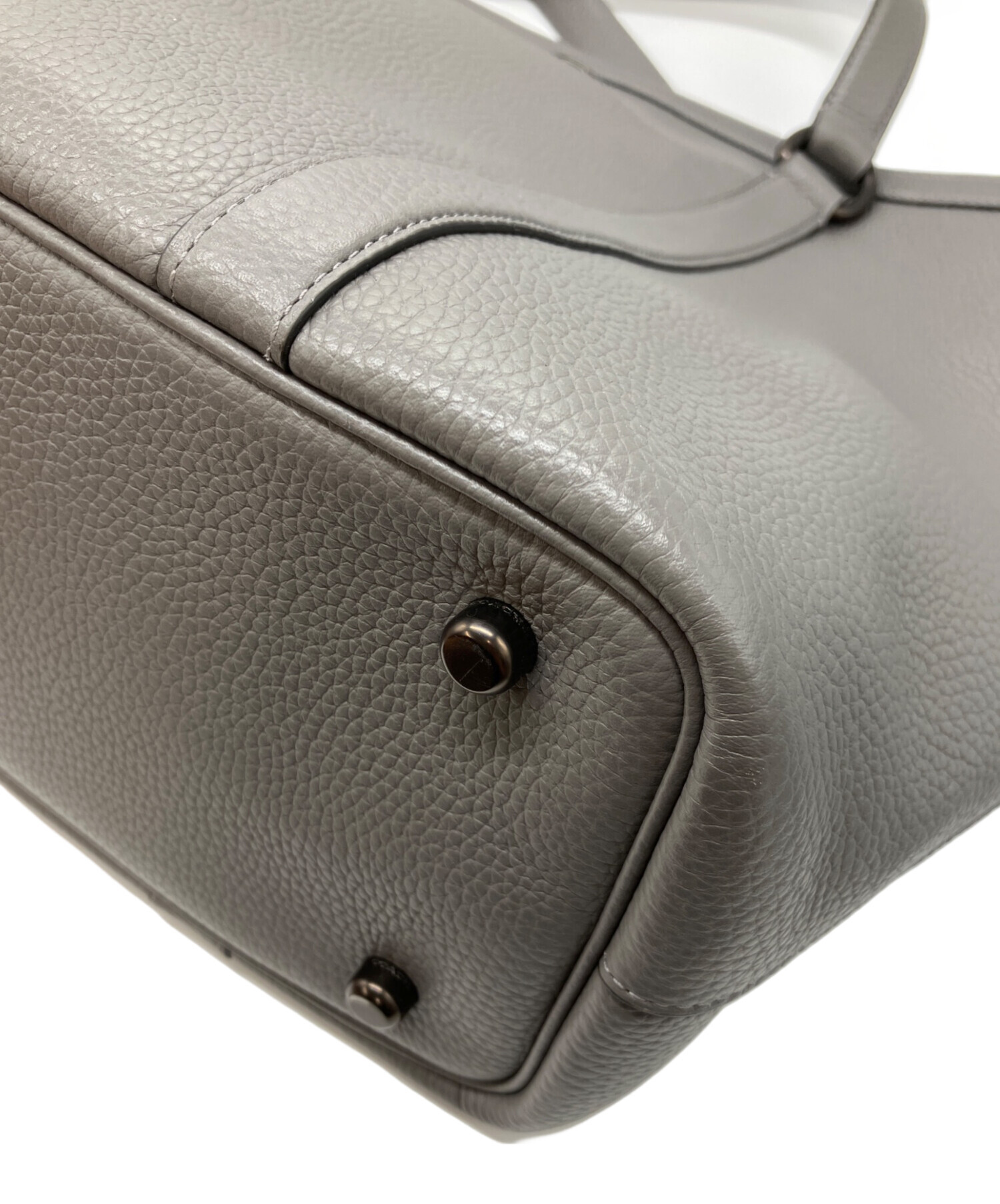 中古・古着通販】COACH (コーチ) ゴッサム ジップトートバッグ グレー