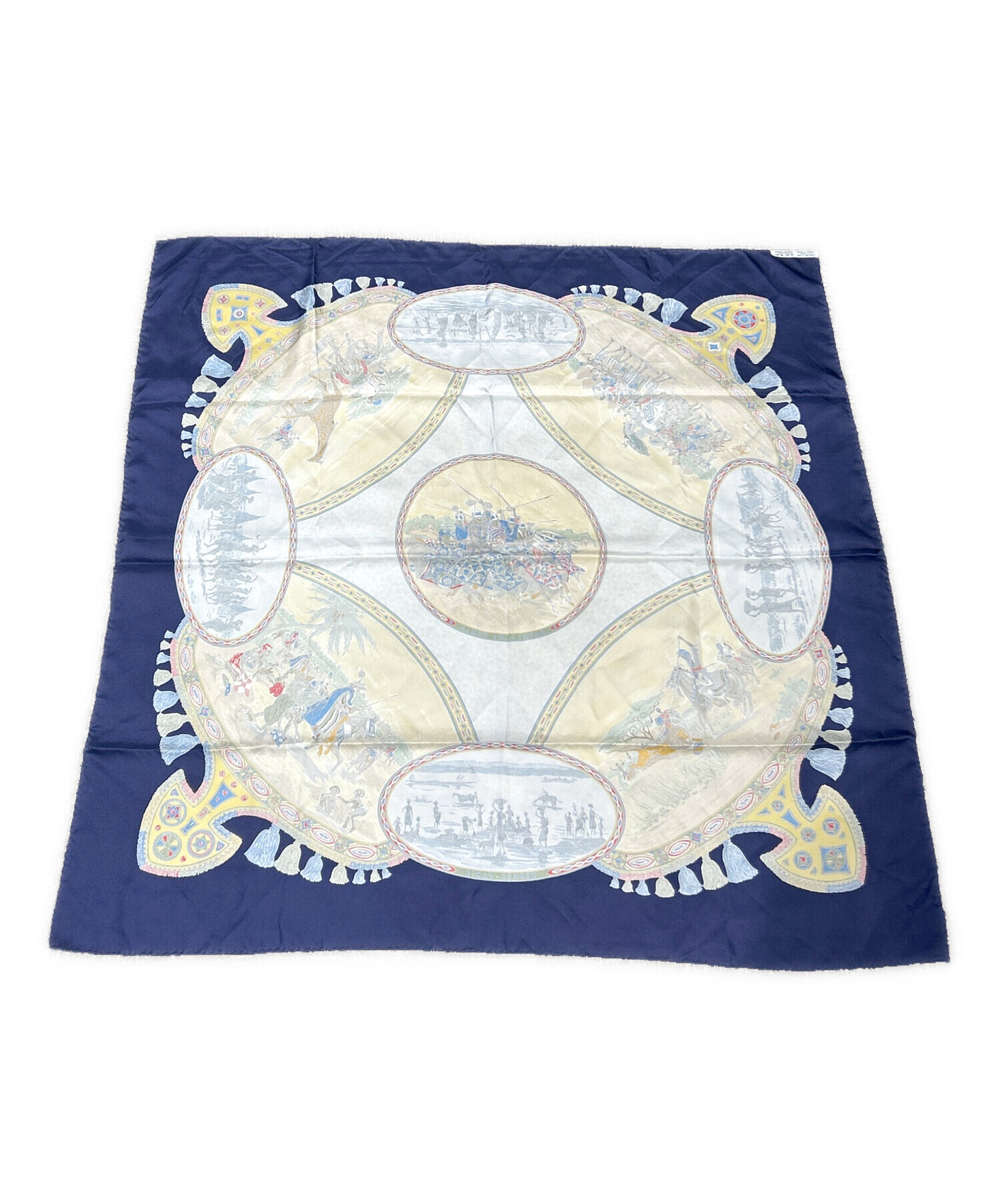 中古・古着通販】HERMES (エルメス) Carre 90/カレ 90/CAVALIERS PEULS