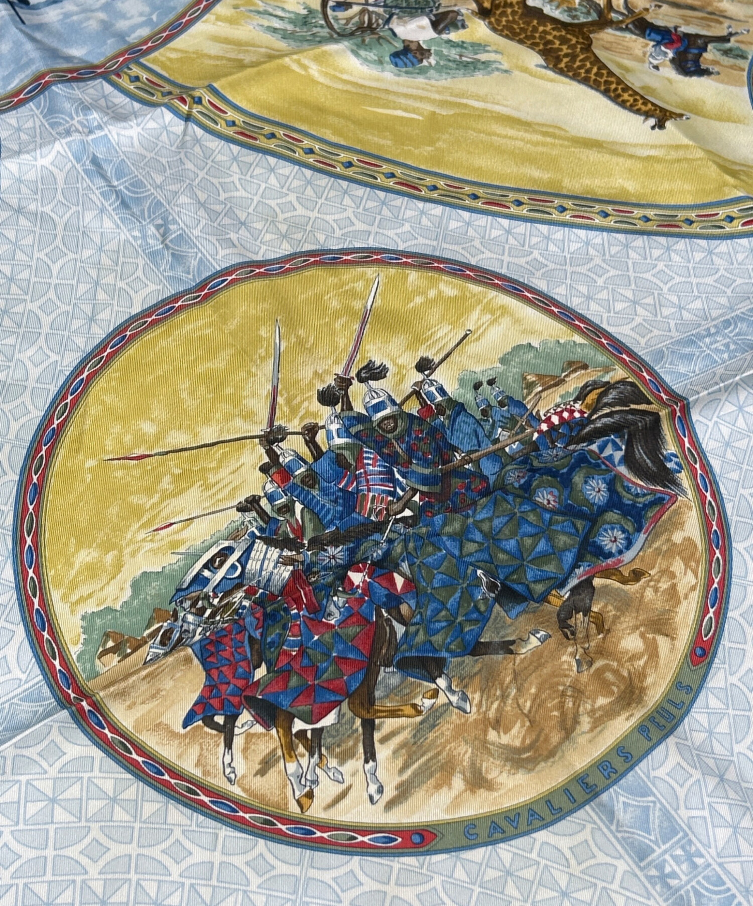 中古・古着通販】HERMES (エルメス) Carre 90/カレ 90/CAVALIERS PEULS