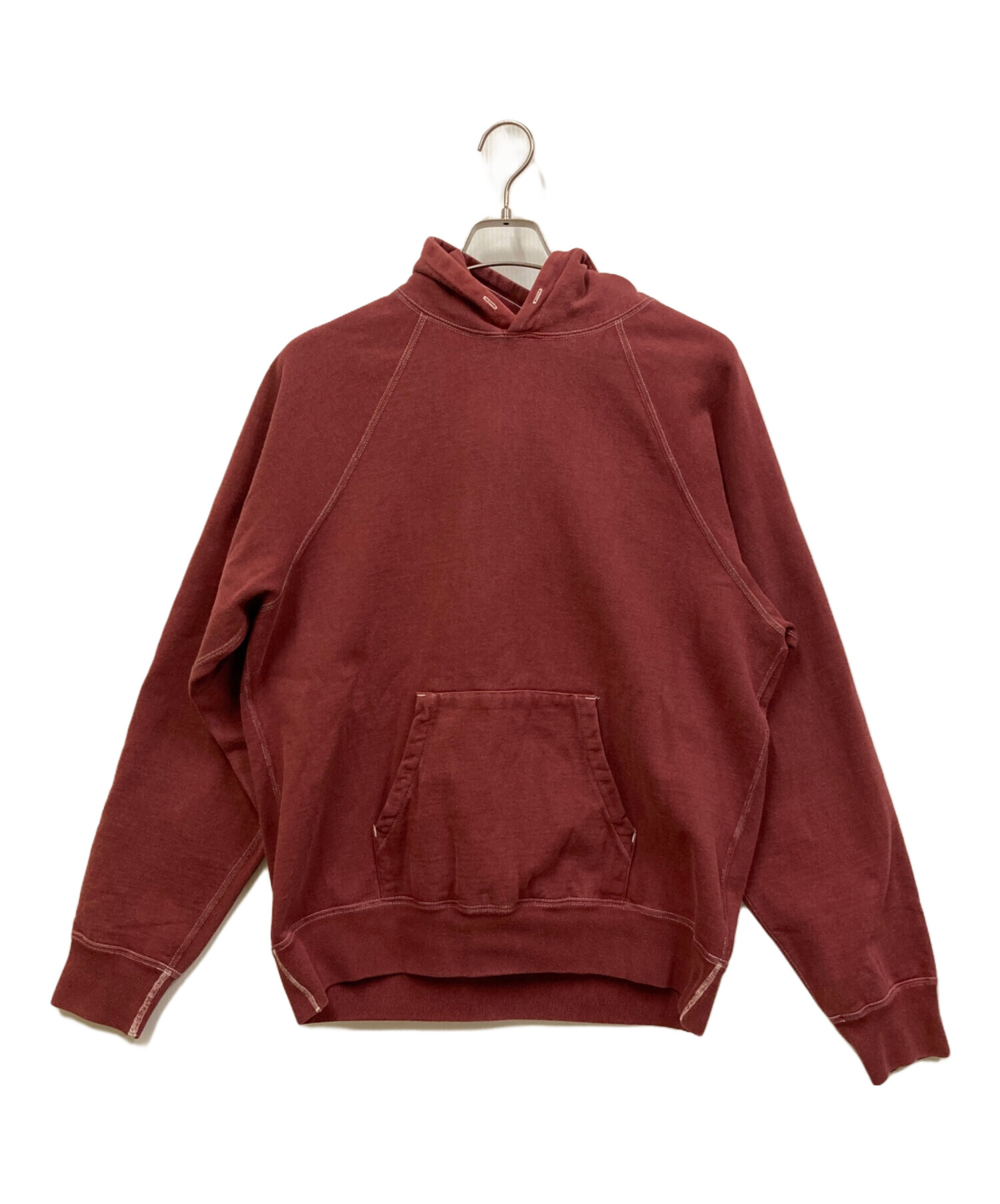 中古・古着通販】UNUSED (アンユーズド) sweat hoodie レッド サイズ:2