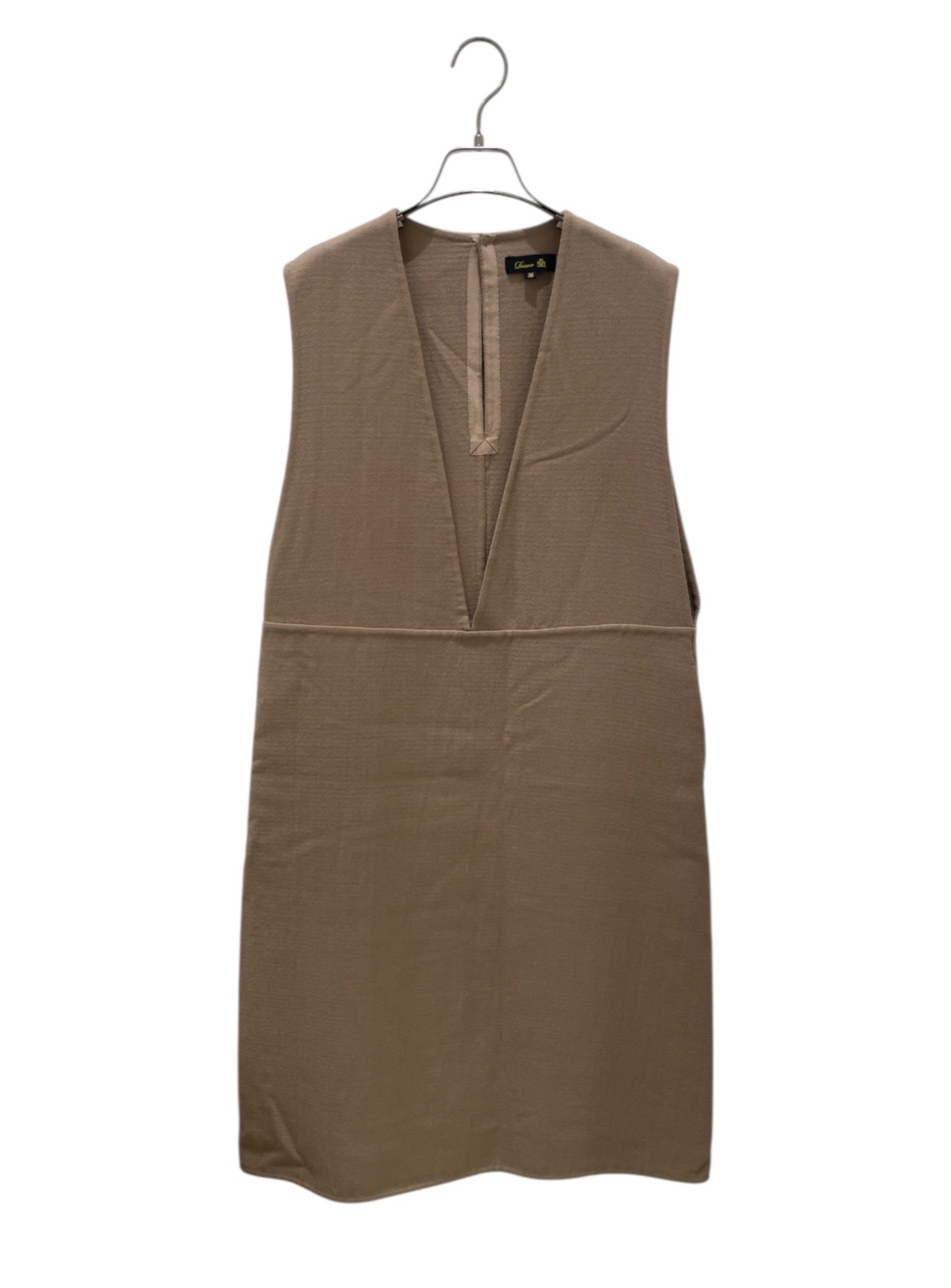 中古・古着通販】Drawer (ドゥロワー) ウールケヌキノースリーブ