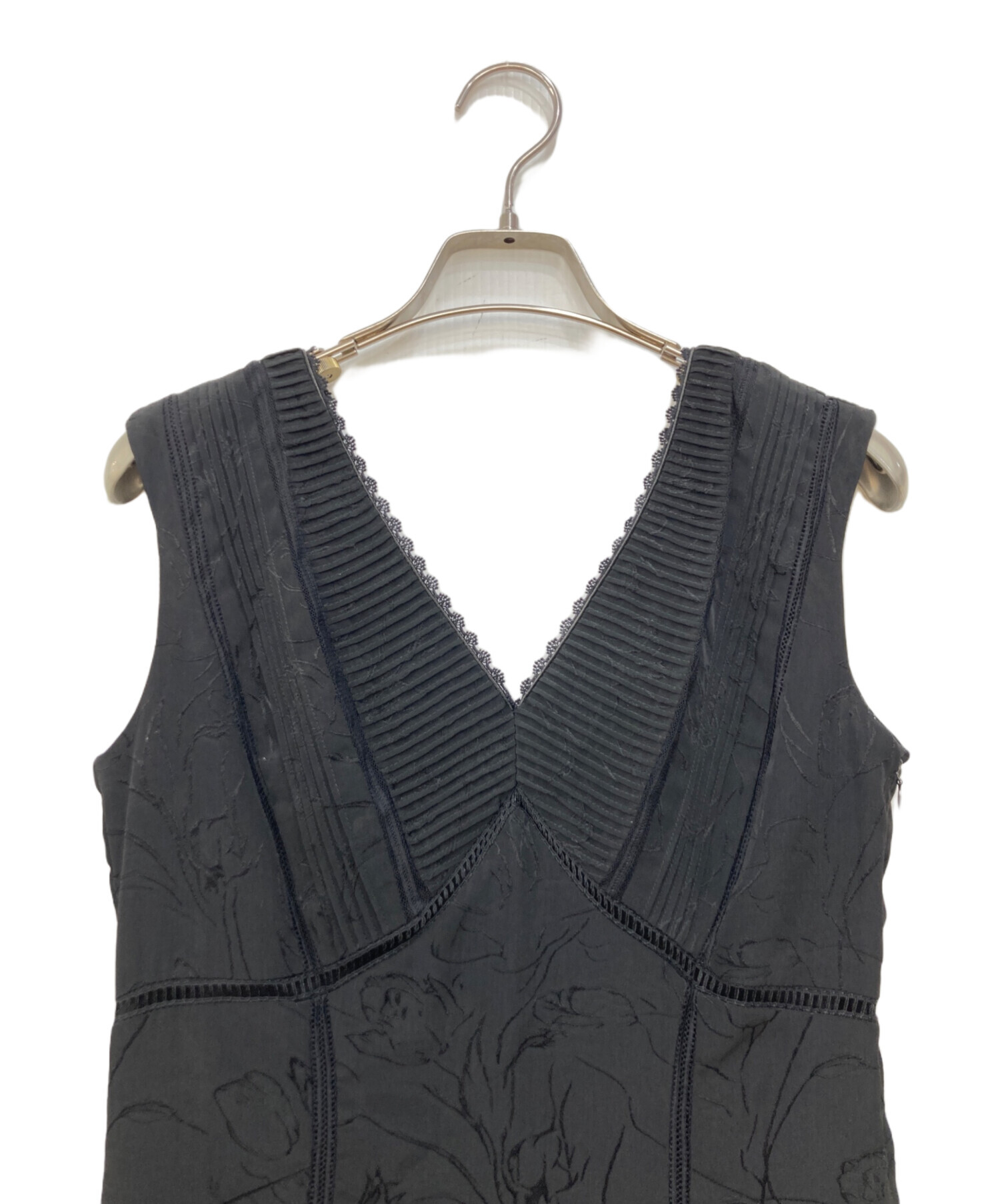 中古・古着通販】Her lip to (ハーリップトゥ) Lace Trimmed Jacquard 