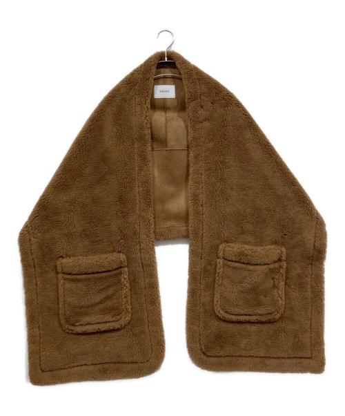 中古・古着通販】haunt (ハウント) ボアストール ブラウン サイズ:Free