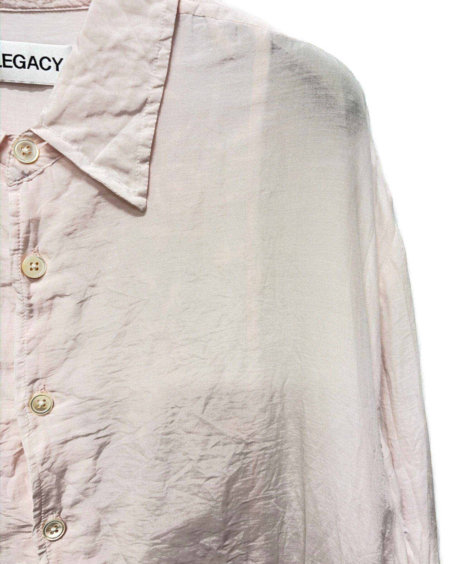 中古・古着通販】OUR LEGACY (アワーレガシー) ADORN SHIRT ピンク