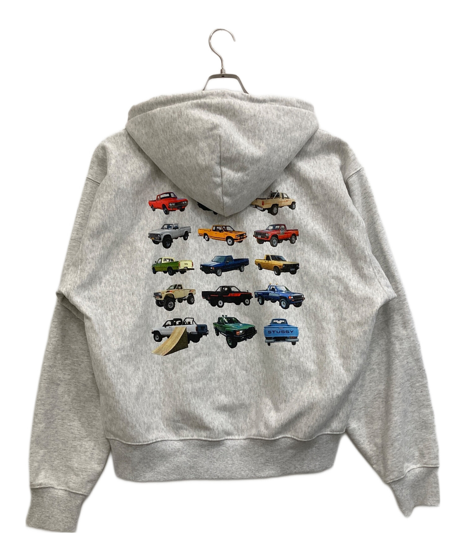 中古・古着通販】stussy (ステューシー) PICK UP ZIP HOOD グレー