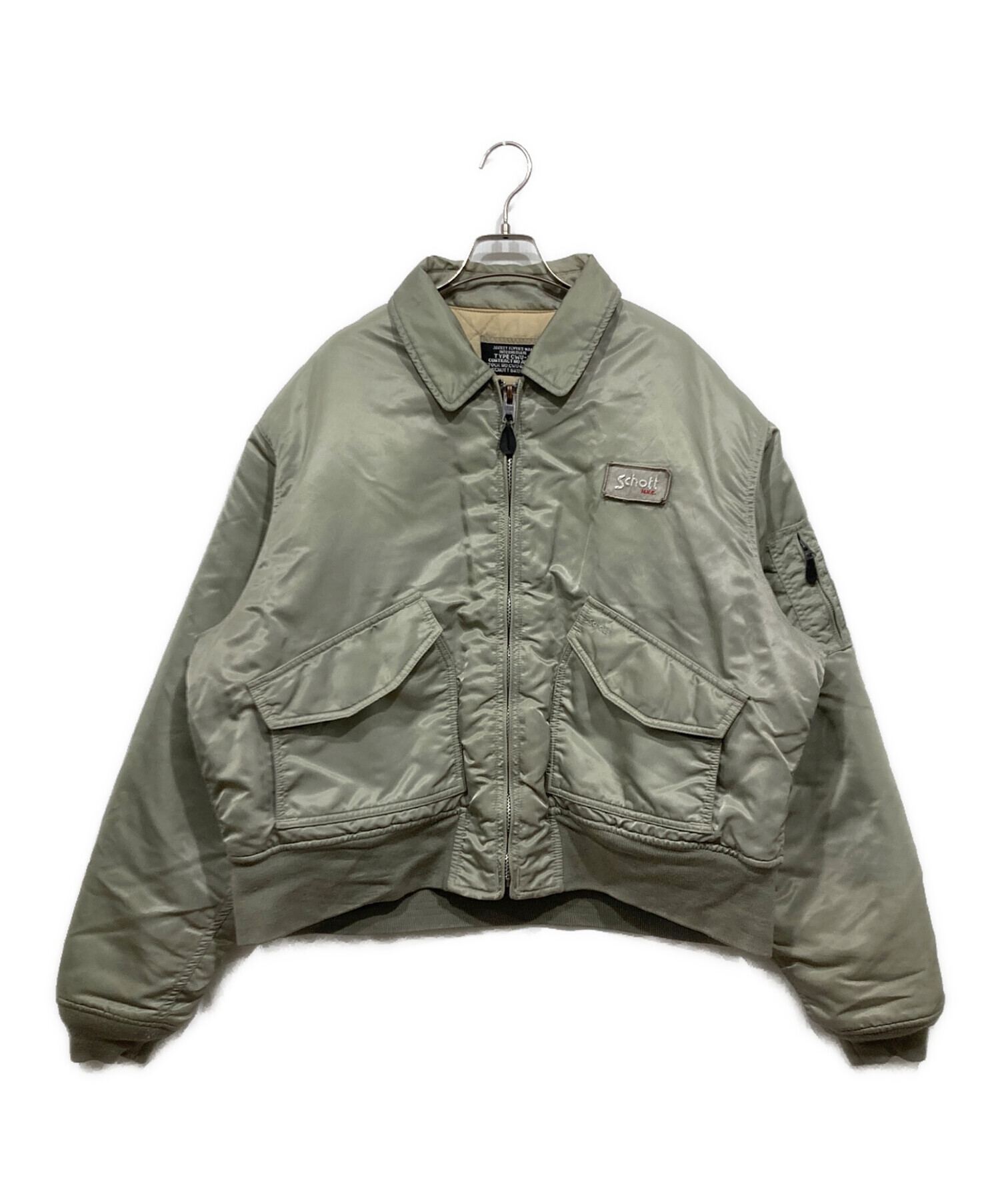 中古・古着通販】SCHOTT BROS. (ショット) フライトジャケット グレー