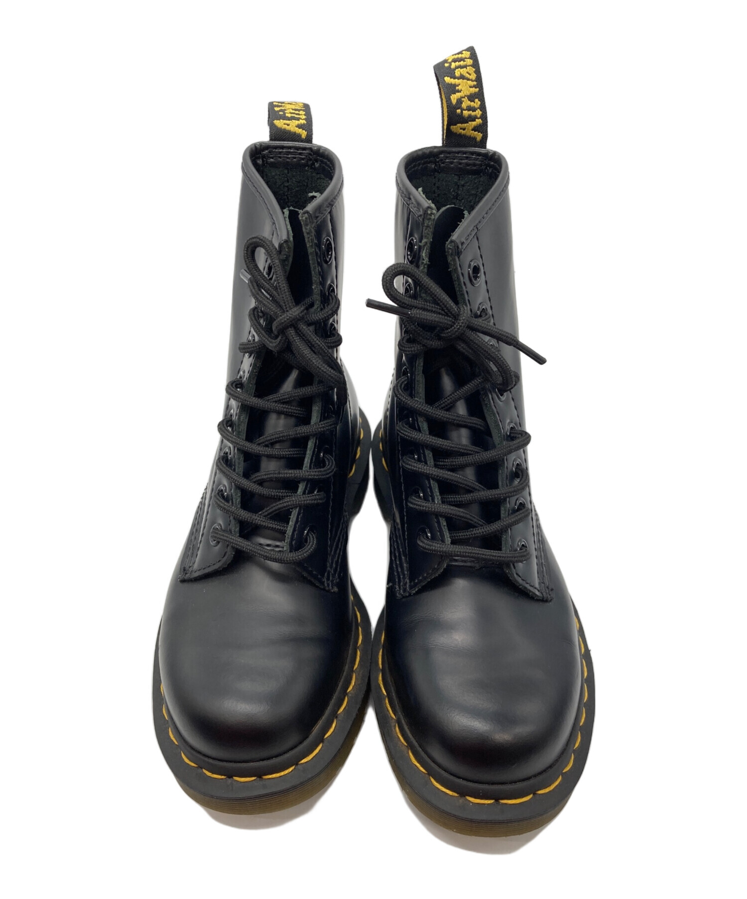 【美品】Dr.Martens ドクターマーチン 8ホールブーツ UK3 黒 中古・古着通販】Dr.Martens (ドクターマーチン) 8ホールブーツ