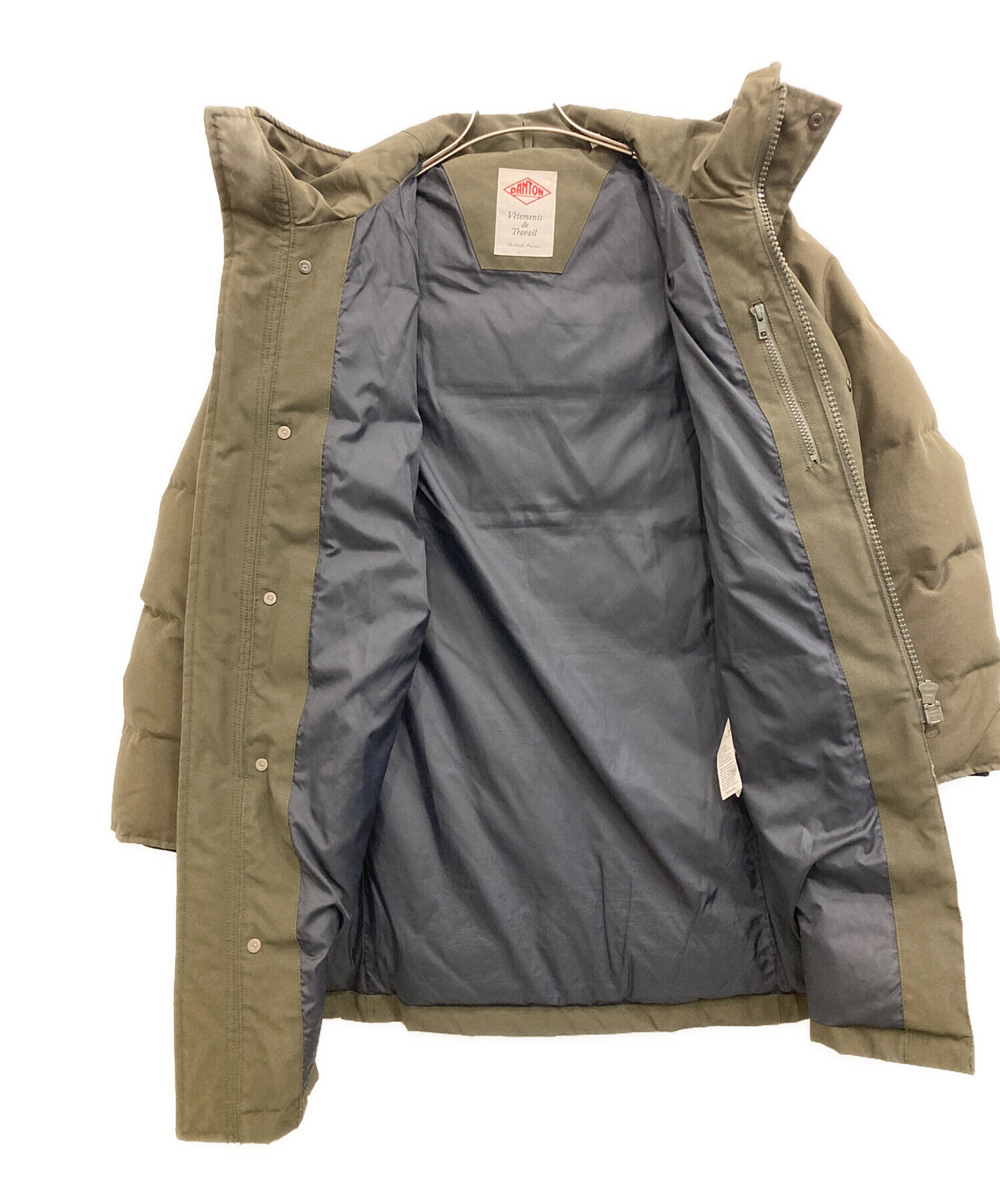 中古・古着通販】DANTON (ダントン) フード付きロングダウンコート