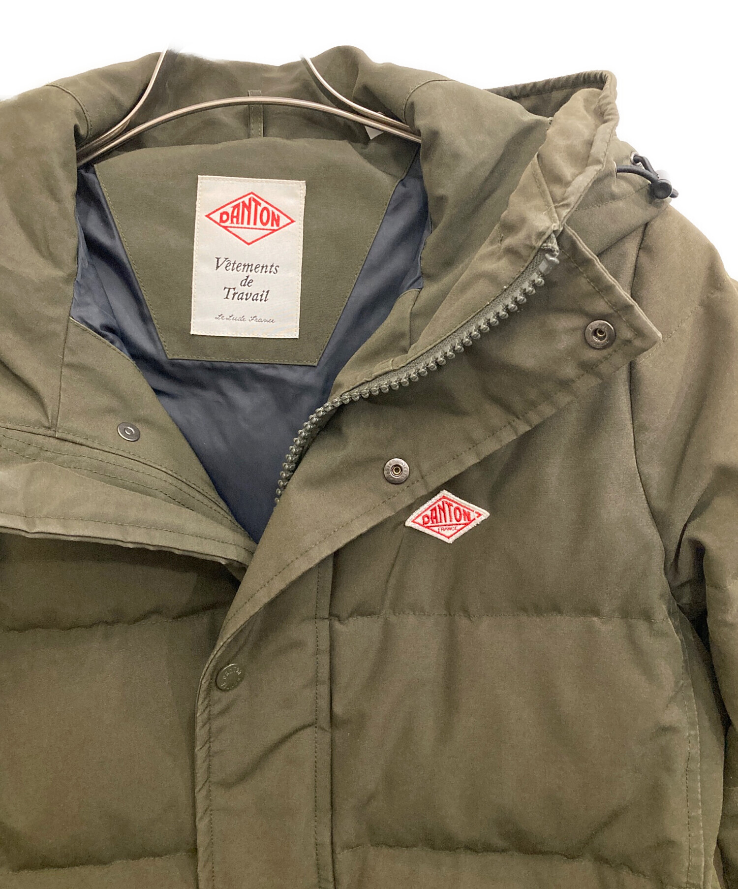 中古・古着通販】DANTON (ダントン) フード付きロングダウンコート
