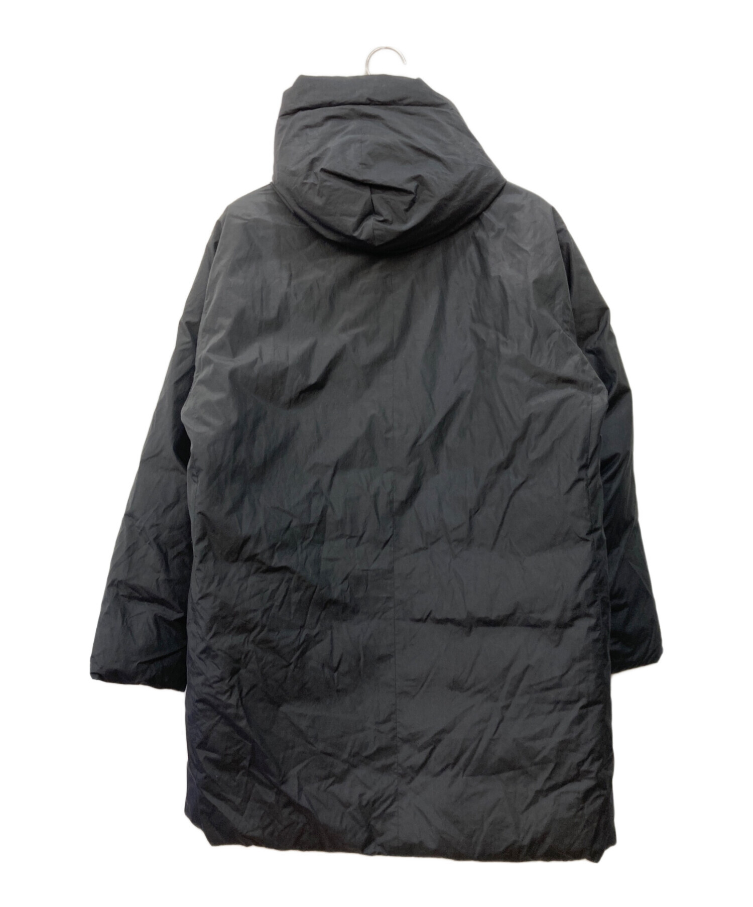 JURGEN LEHL コットンステンレスのコート シワ加工 ブラック JURGEN LEHL コットンステンレスのコート シワ加工 ブラック JURGEN