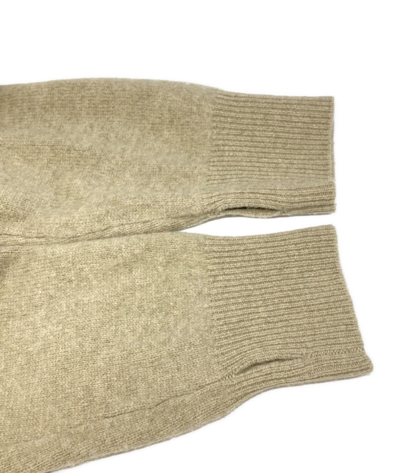 中古・古着通販】CLANE (クラネ) ARRANGE KNIT TOPS ベージュ サイズ:1