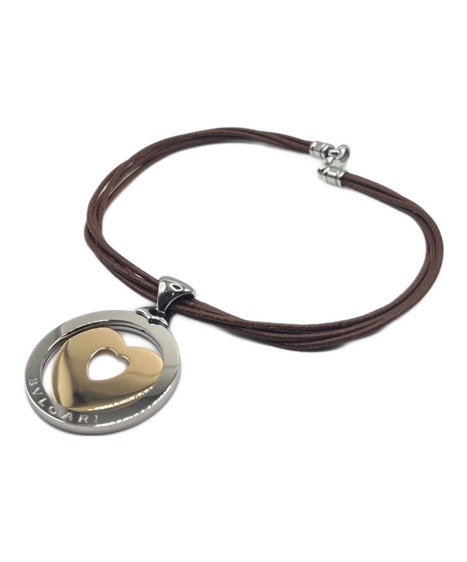 中古・古着通販】BVLGARI (ブルガリ) トンドハートネックレス/K18/SS