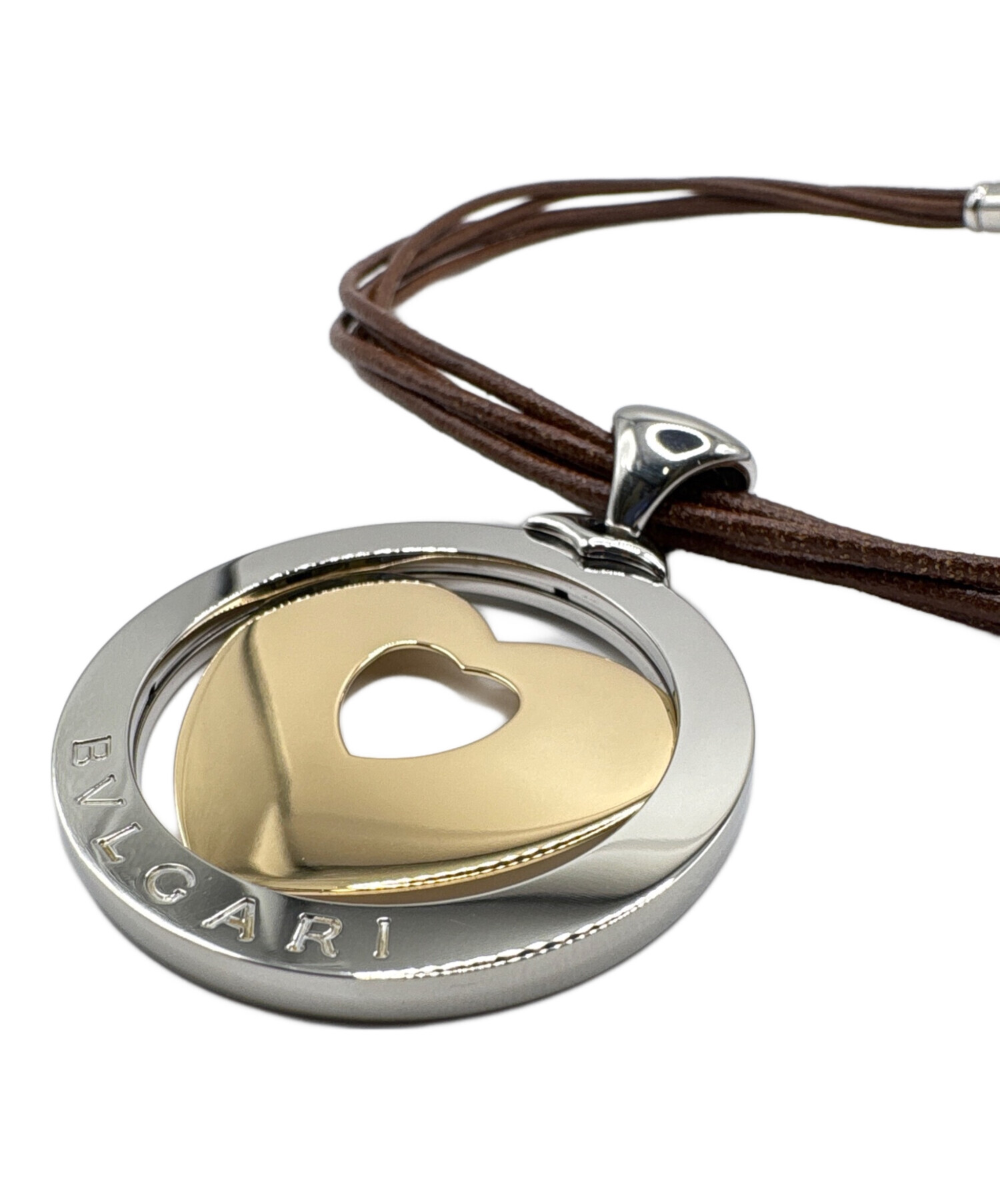 中古・古着通販】BVLGARI (ブルガリ) トンドハートネックレス/K18/SS