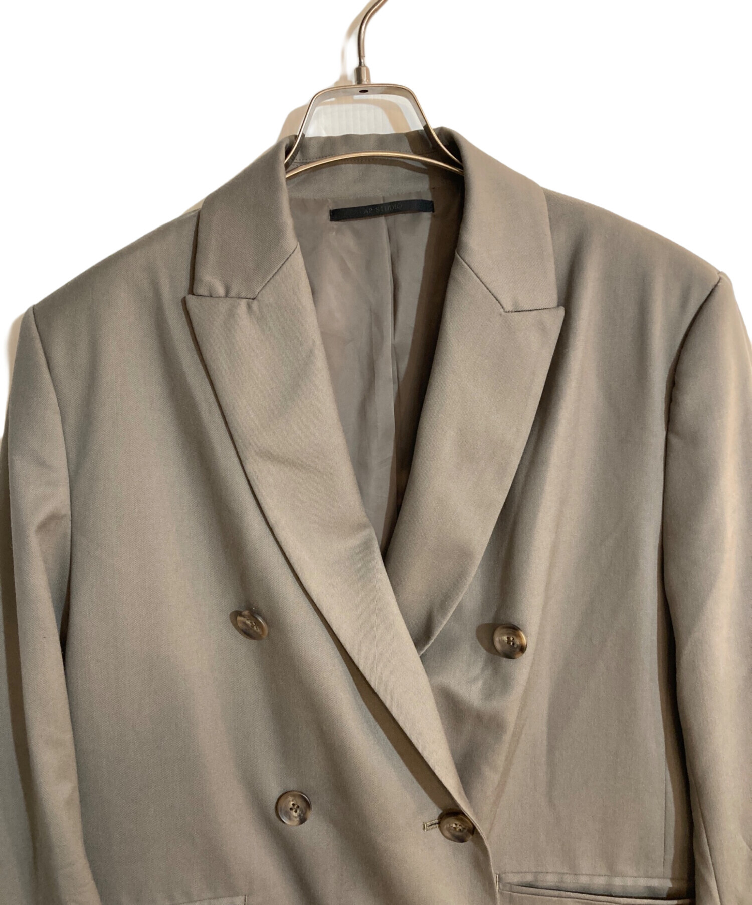 ジャケット・アウター AP STUDIO Striped Shoulder Jacket 38 中古・古着通販】AP STUDIO (エーピーストゥディオ) Sage Shoulder