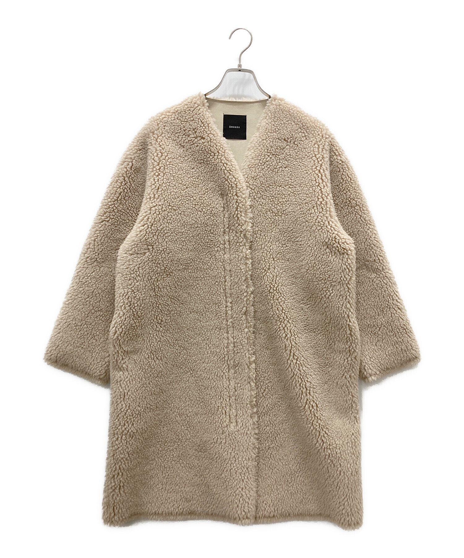 anuans アニュアンス　ボンディングボアコート 中古・古着通販】anuans (アニュアンス) ボンディングボアコート