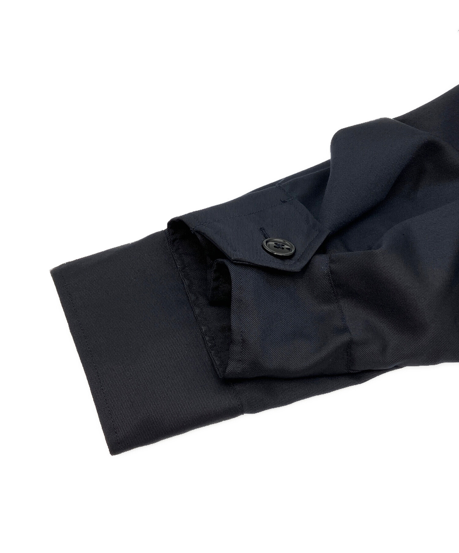 中古・古着通販】SH (エスエイチ) WOOL FATIGUE SHIRT ブラック サイズ