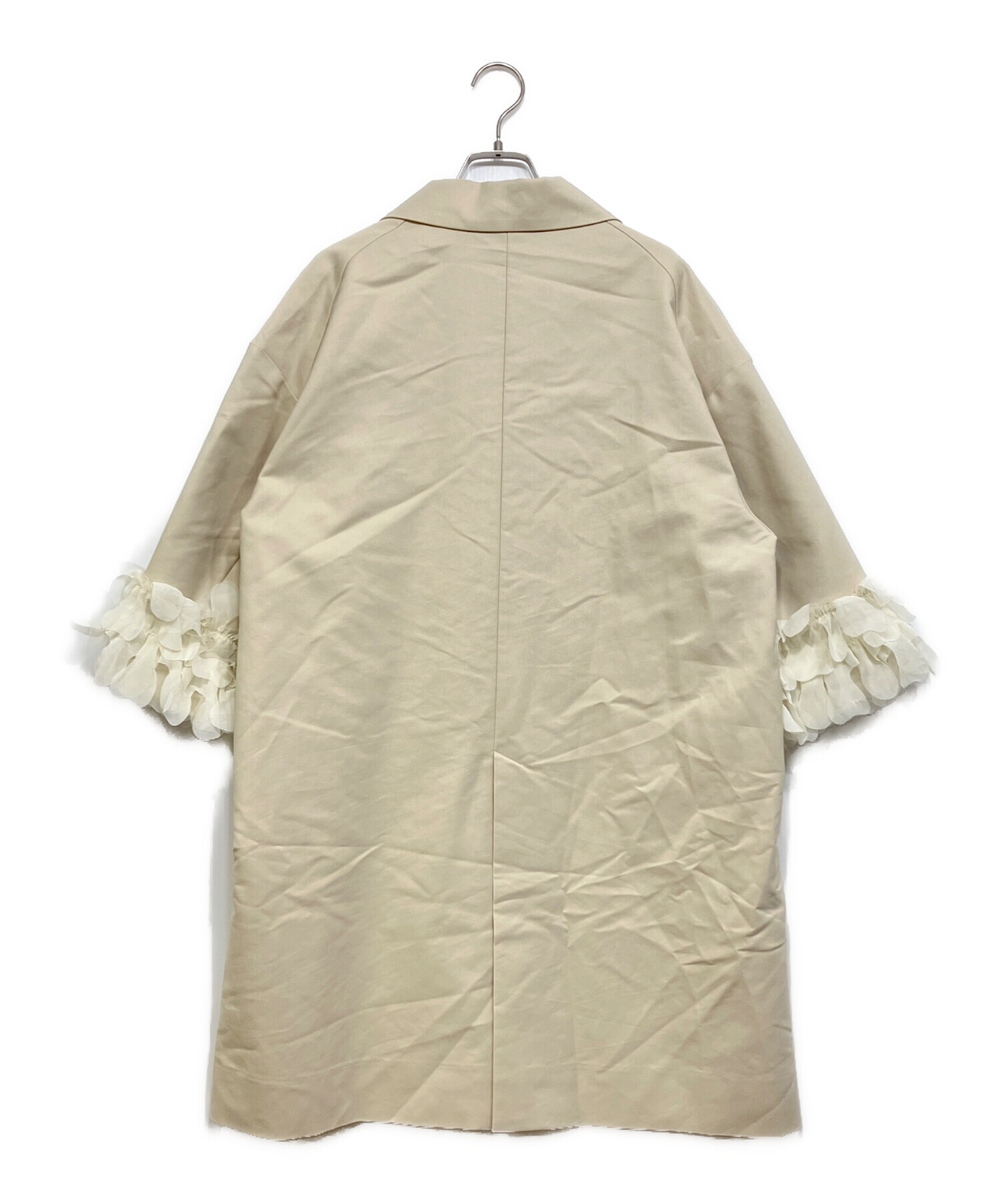 中古・古着通販】YORI (ヨリ) フラワーブーケコート アイボリー サイズ