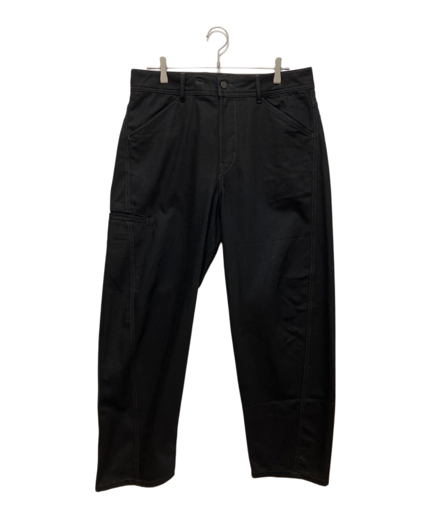 中古・古着通販】LEMAIRE (ルメール) TWISTED WORKWEAR PANTS ブラック