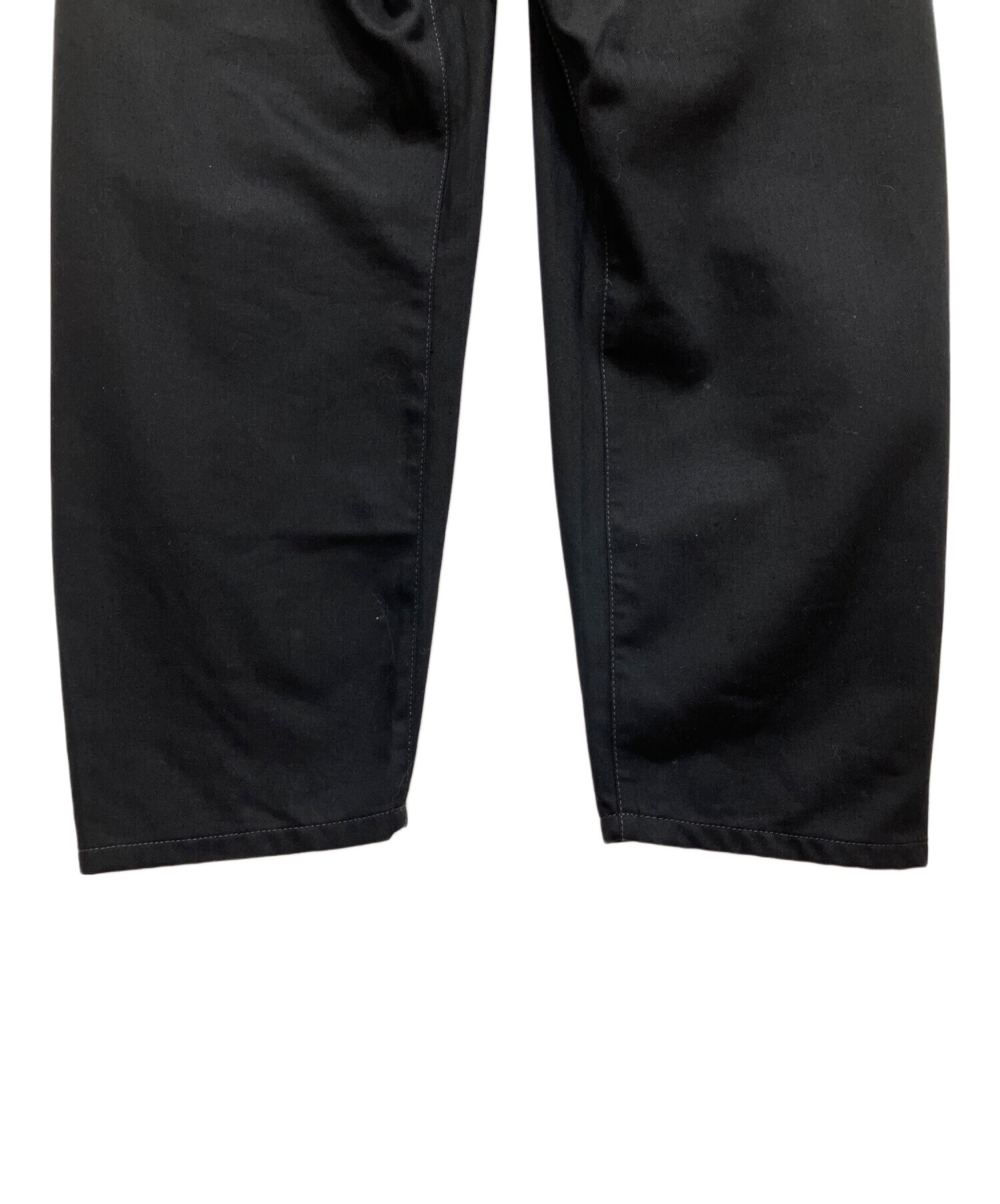 中古・古着通販】LEMAIRE (ルメール) TWISTED WORKWEAR PANTS ブラック
