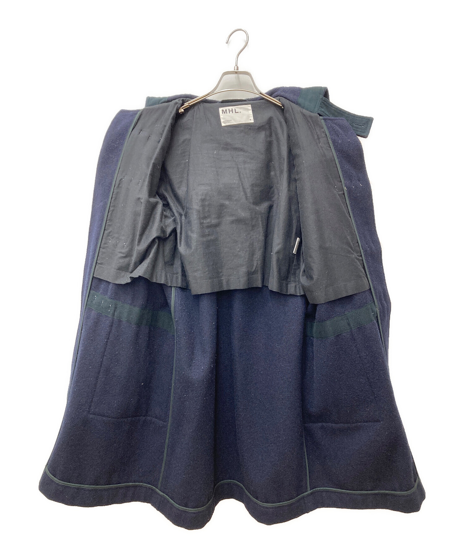 中古・古着通販】MHL (エムエイチエル) ダッフルコート ネイビー