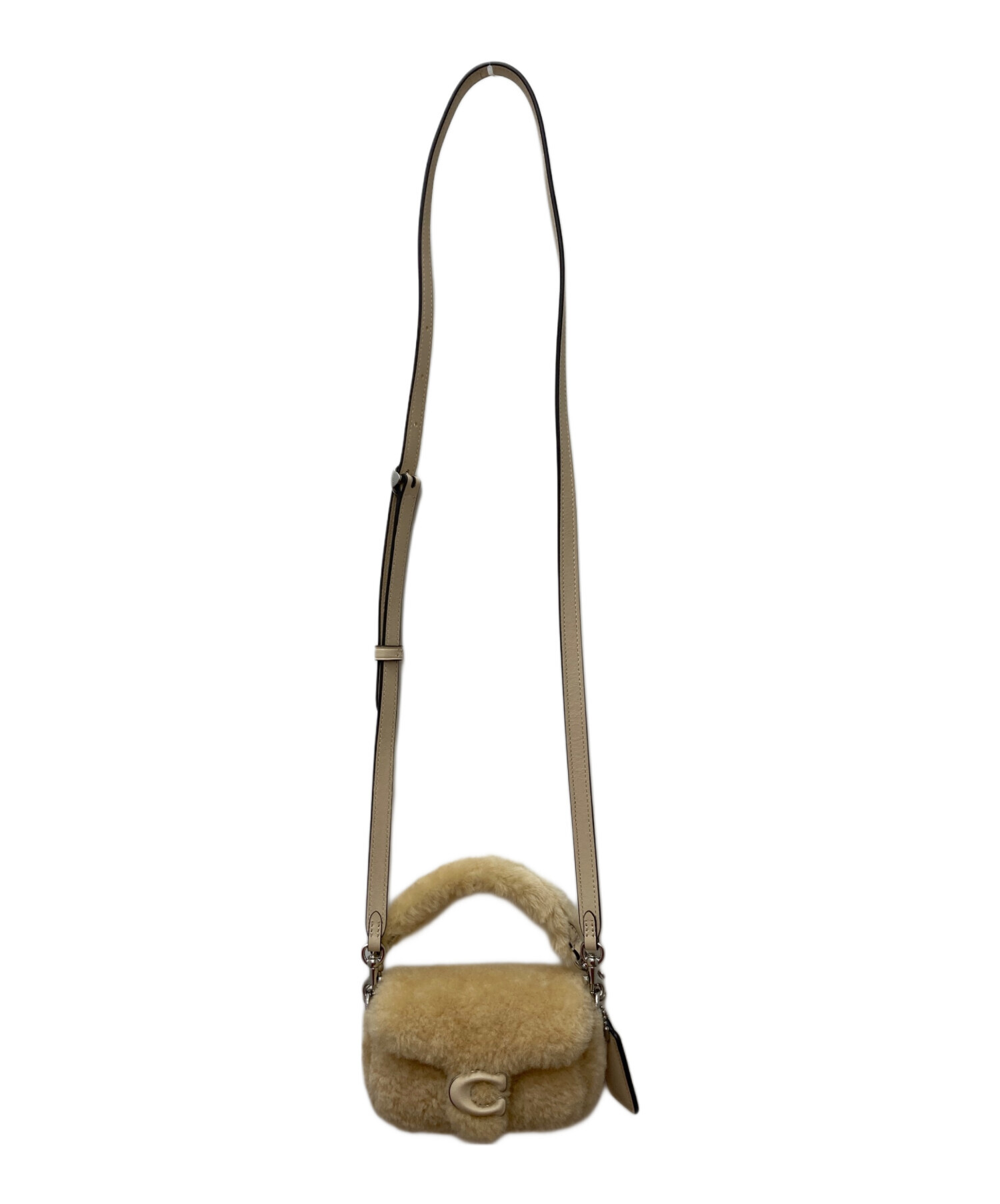 中古・古着通販】COACH (コーチ) タビー 12・シアリング ベージュ 