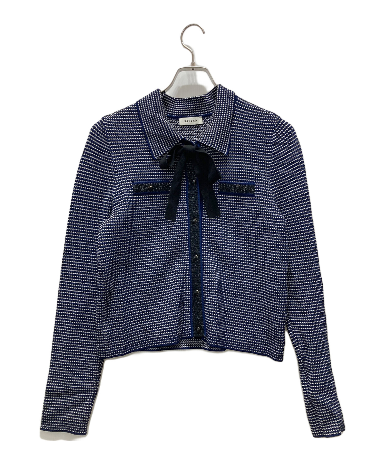 中古・古着通販】Sandro (サンドロ) ニットカーディガン / Cropped