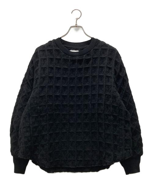 中古・古着通販】TAAKK (ターク) SUPER BIG WAFFLE PULLOVER ブラック