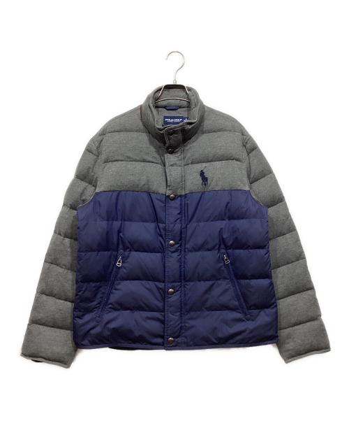 POLO GOLF ネイビー ジャケット Lサイズ 中古・古着通販】POLO GOLF (ポロ ゴルフ) ダウンジャケット ネイビー