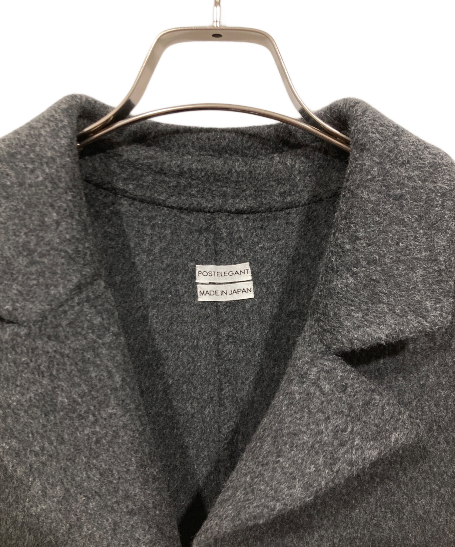 中古・古着通販】POSTELEGANT (ポステレガント) WOOL REVER COAT 
