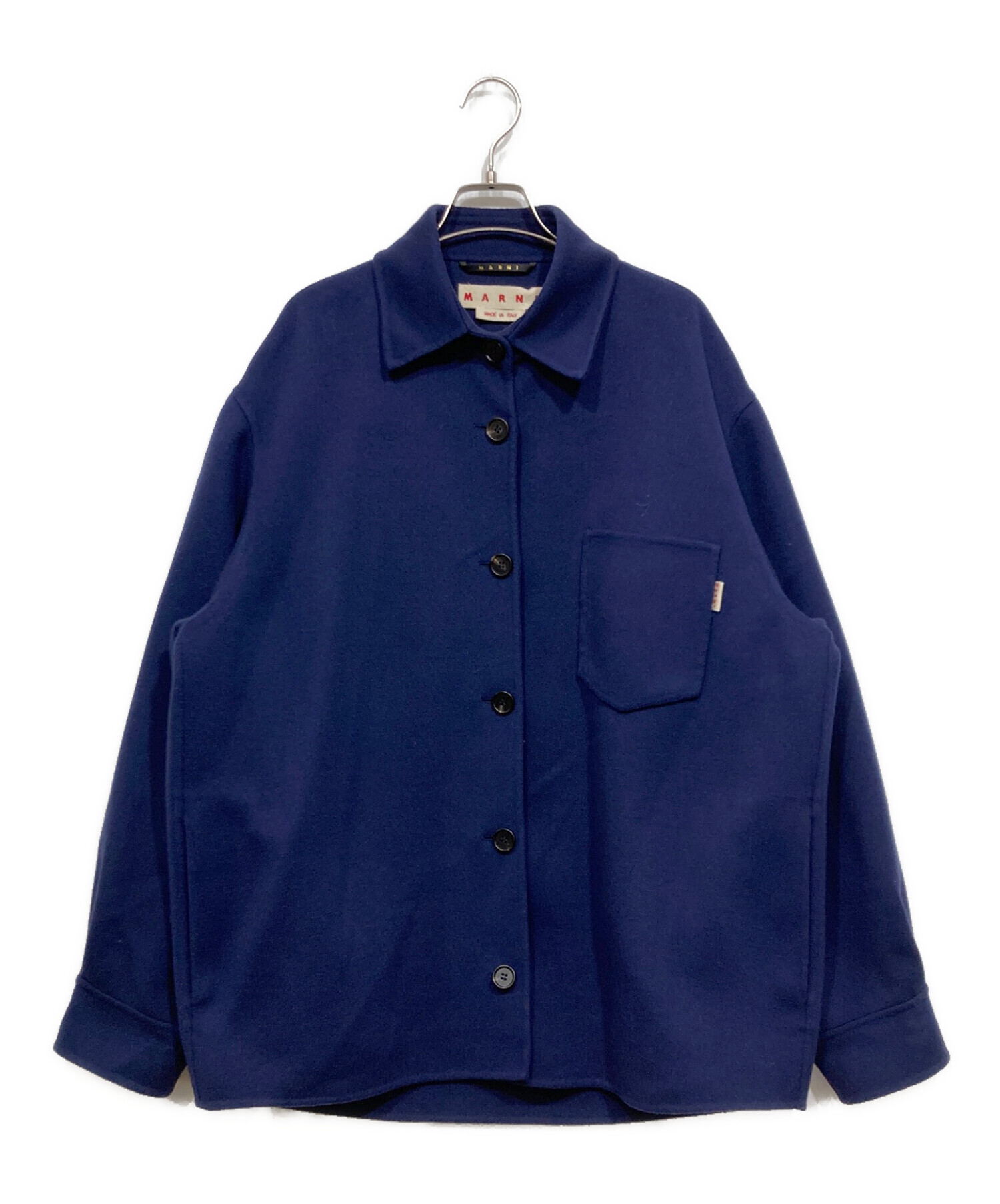 中古・古着通販】MARNI (マルニ) SINGLE-BREASTED SHIRT JACKET