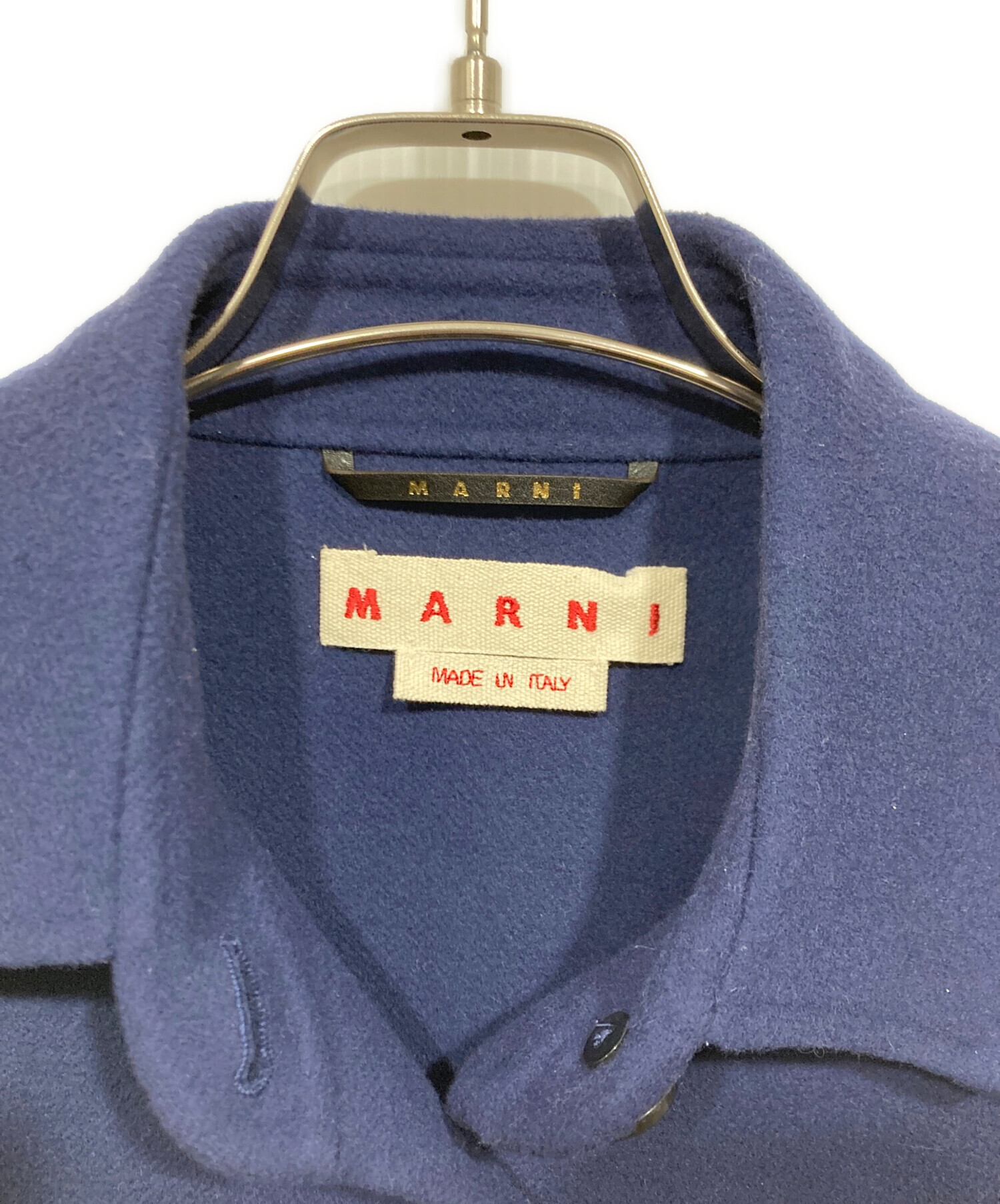 中古・古着通販】MARNI (マルニ) SINGLE-BREASTED SHIRT JACKET