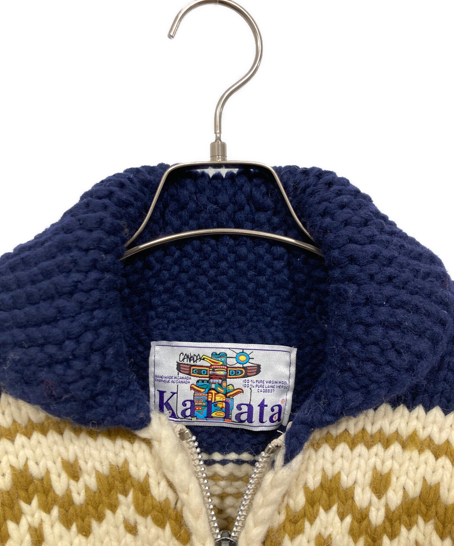 中古・古着通販】KANATA (カナタ) カウチンニットカーディガン