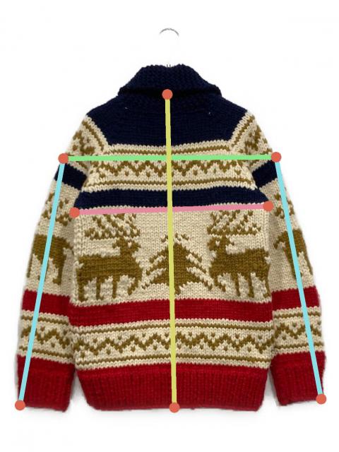 中古・古着通販】KANATA (カナタ) カウチンニットカーディガン