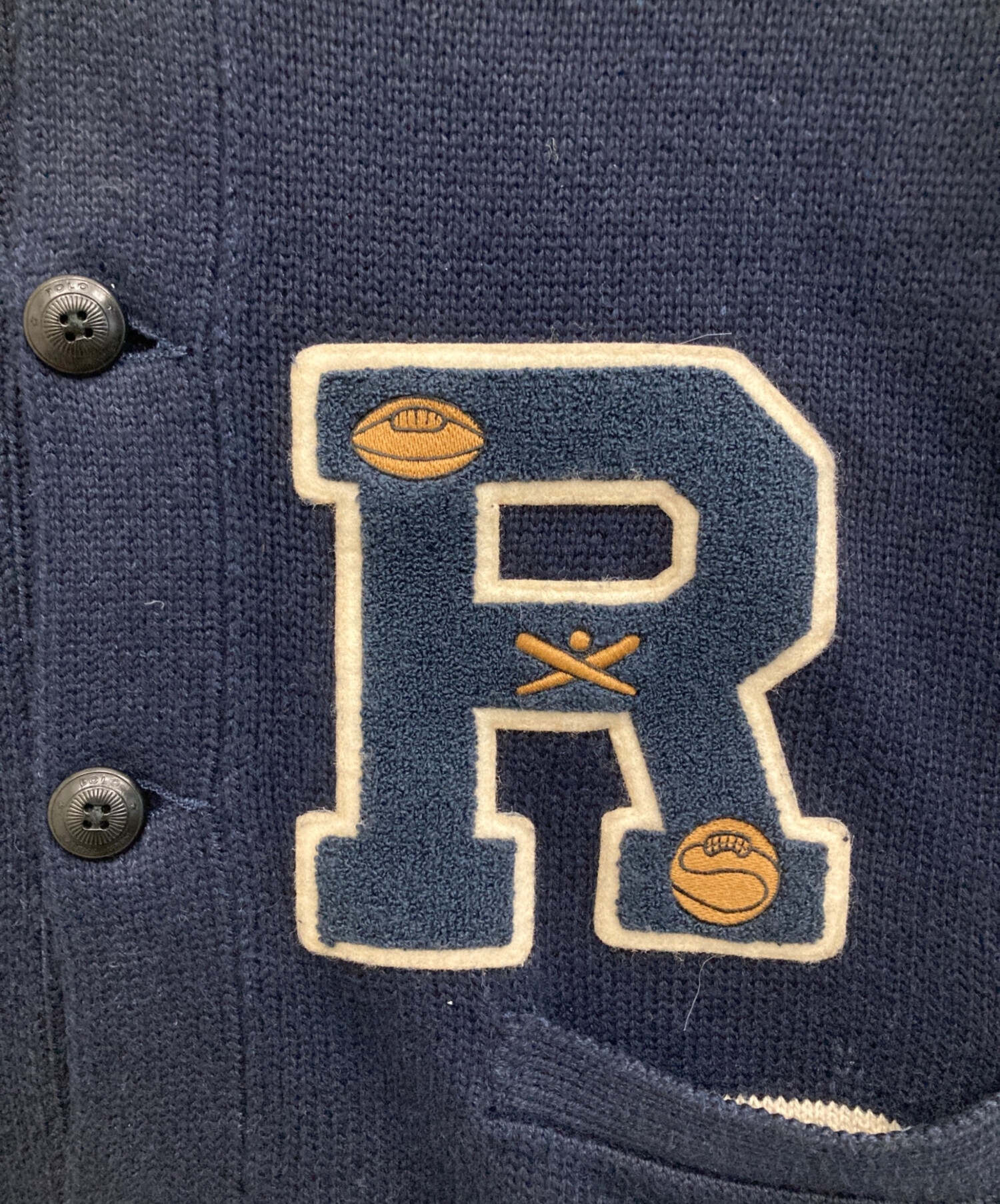 h-su99Polo by Ralph Lauren レタードカーディガ h-su99様専用Polo by Ralph Lauren レタードカーディガ - メルカリ