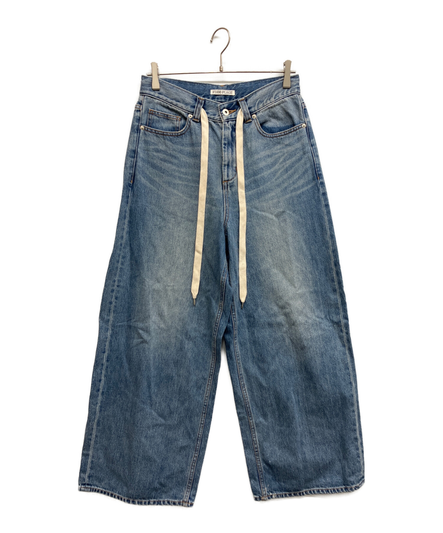 SUPER RIAM プラージュ Plage LOOSE 2（デニムパンツ・ジーンズ デニム LOOSE SUPER WEB限定追加》R'IAM 38 デニム パンツ