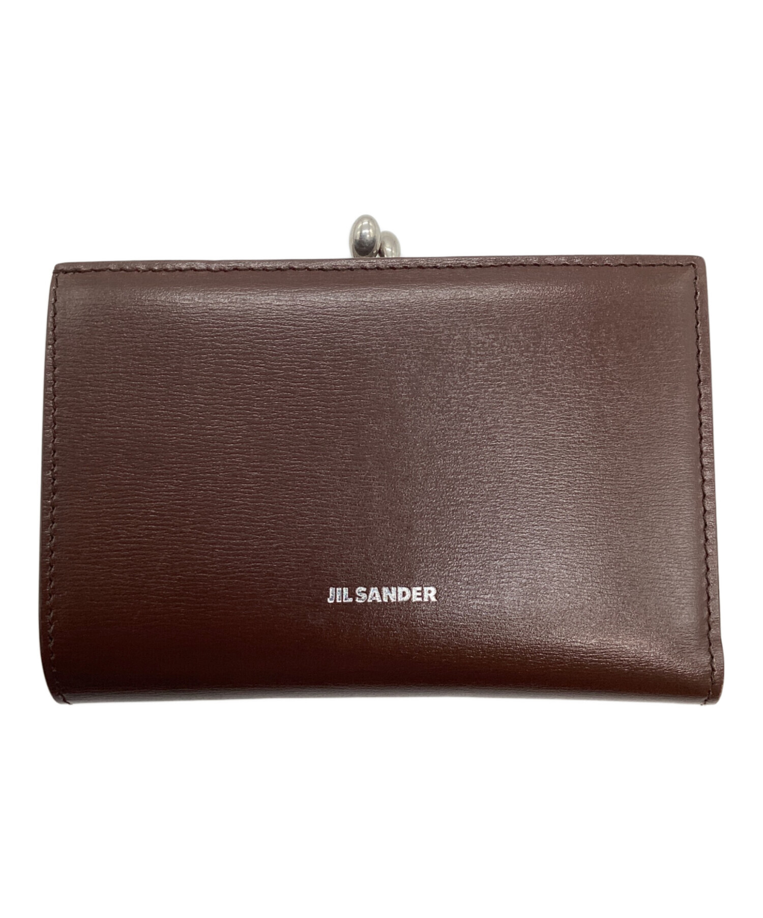 最終価格JIL SANDER 財布 ブラウン 中古・古着通販】JIL SANDER (ジルサンダー) 2つ折り財布 ブラウン