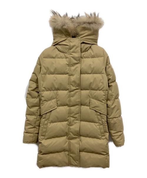 Pyrenex / GRENOBLE/コート/36/ポリエステル/ベージュ/HWM004 中古・古着通販】Pyrenex (ピレネックス) GRENOBLE ダウンコート