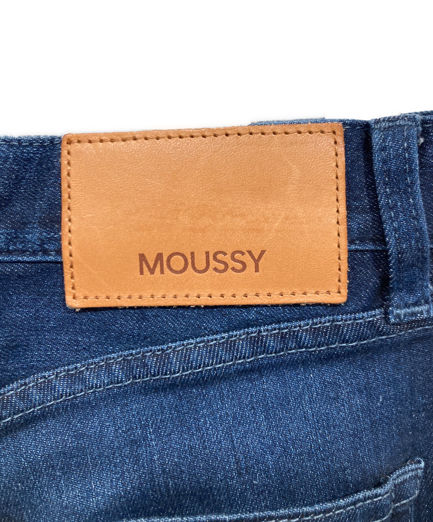 中古・古着通販】moussy (マウジー) ADVANCED LONG LEG フレア ブルー
